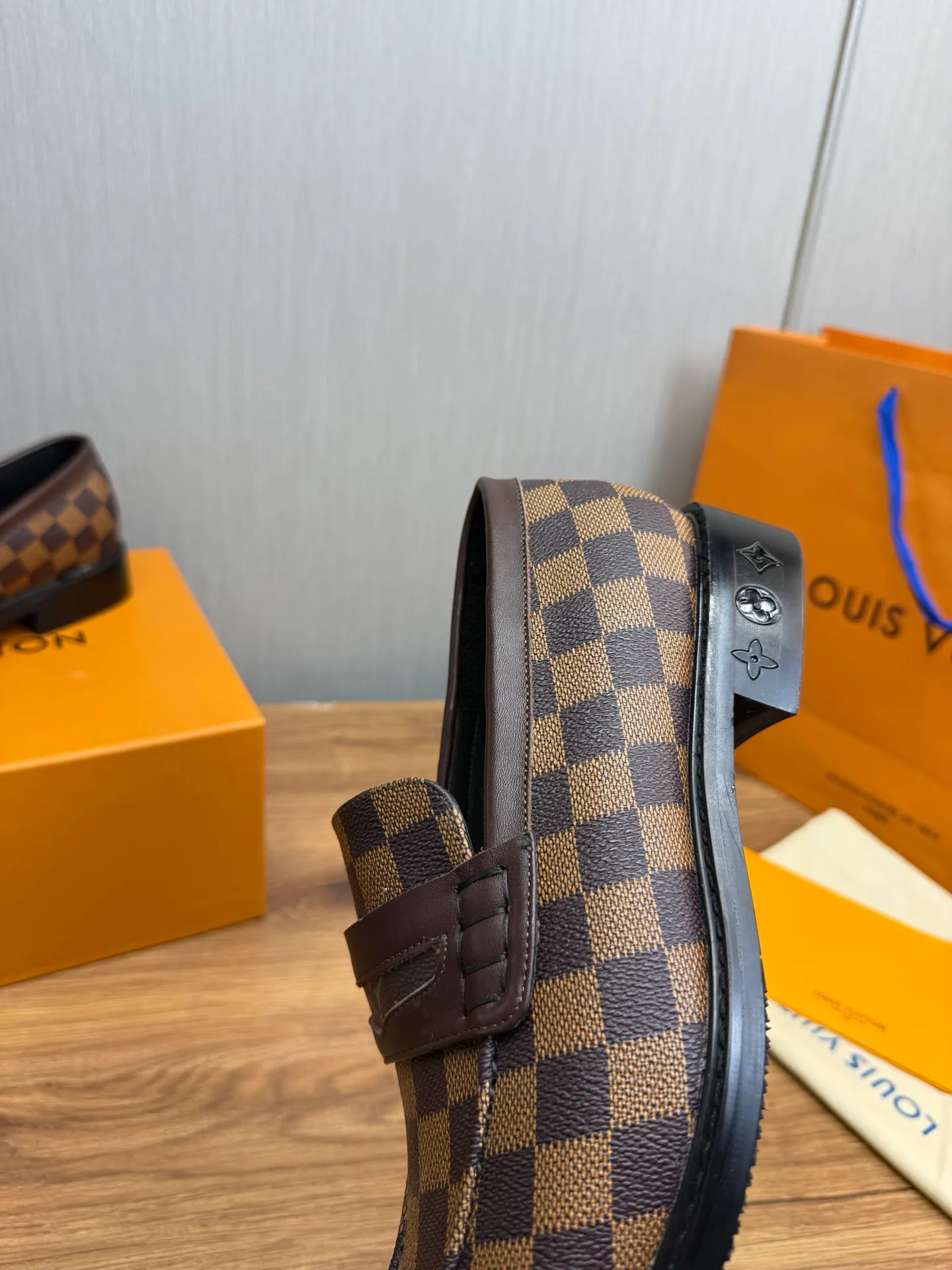Factory 720💰 LV. Men's business casual leather shoes, all made of imported original brand leather, just to create a more comfortable wearing experience, original non-slip and wear-resistant outsole ✔️16-45 (38.45 non-refundable)